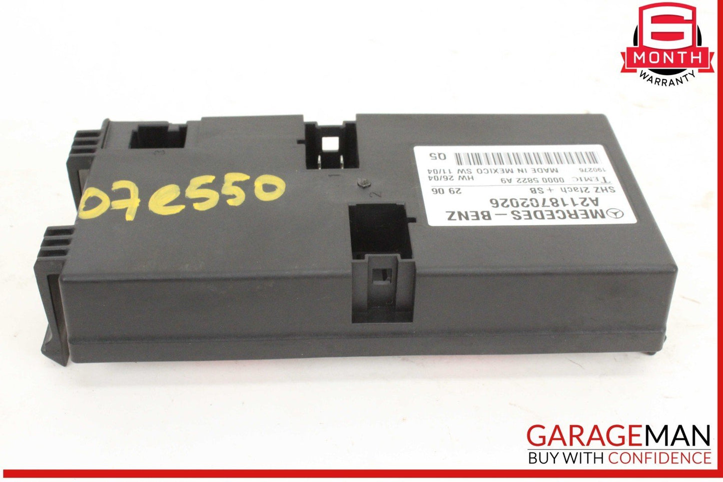 06-13 Mercedes W211 E550 E63 AMG Heated Seat Control Module Unit 2118702026 OEM