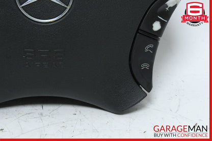 00-02 Mercedes W220 S500 S55 CL55 AMG Steering Wheel Air Bag Airbag SRS Black