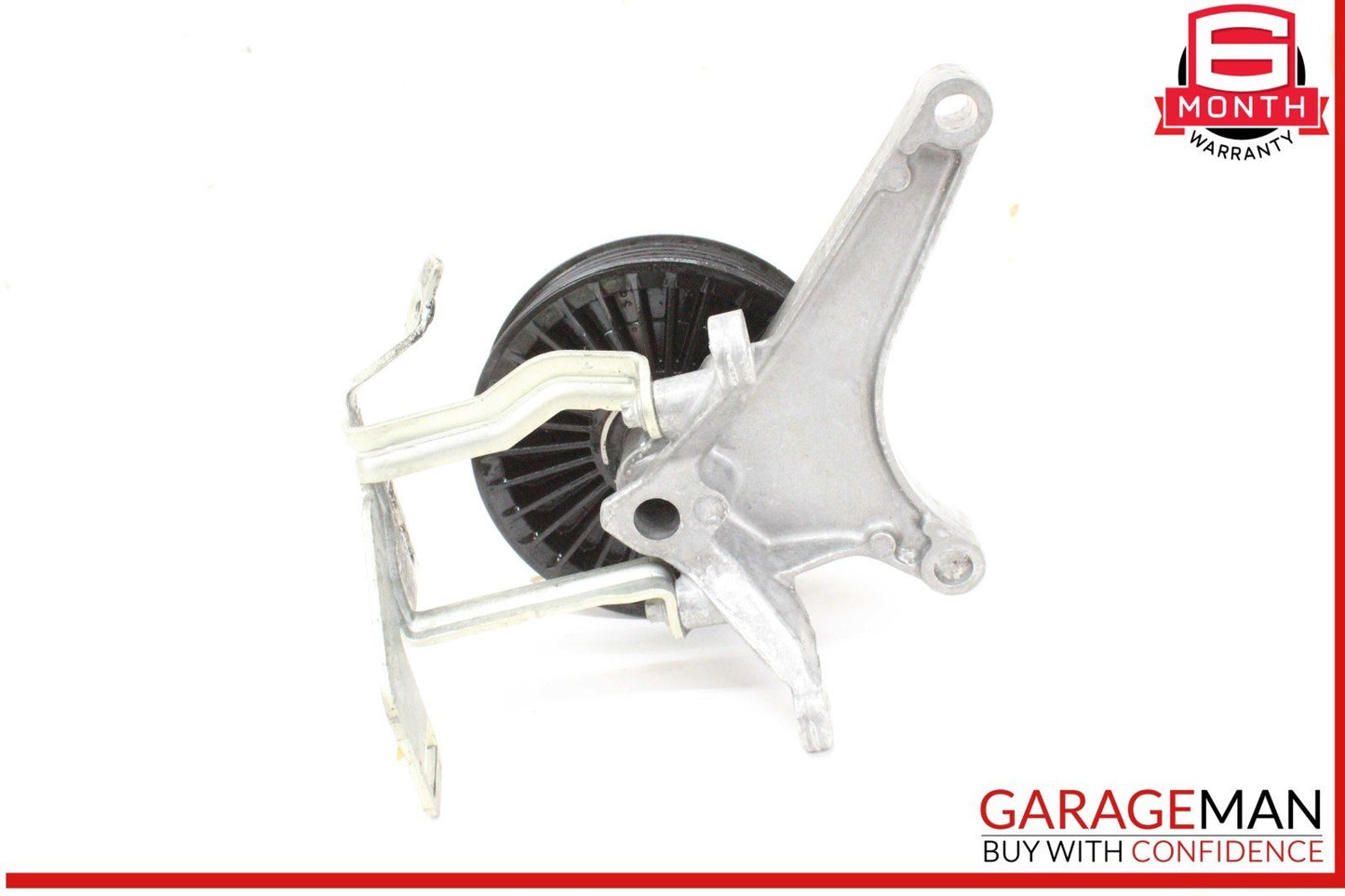 11-20 Mercedes X166 GL450 GL550 CLS550 V-Belt Tensioner Pulley Mount OEM