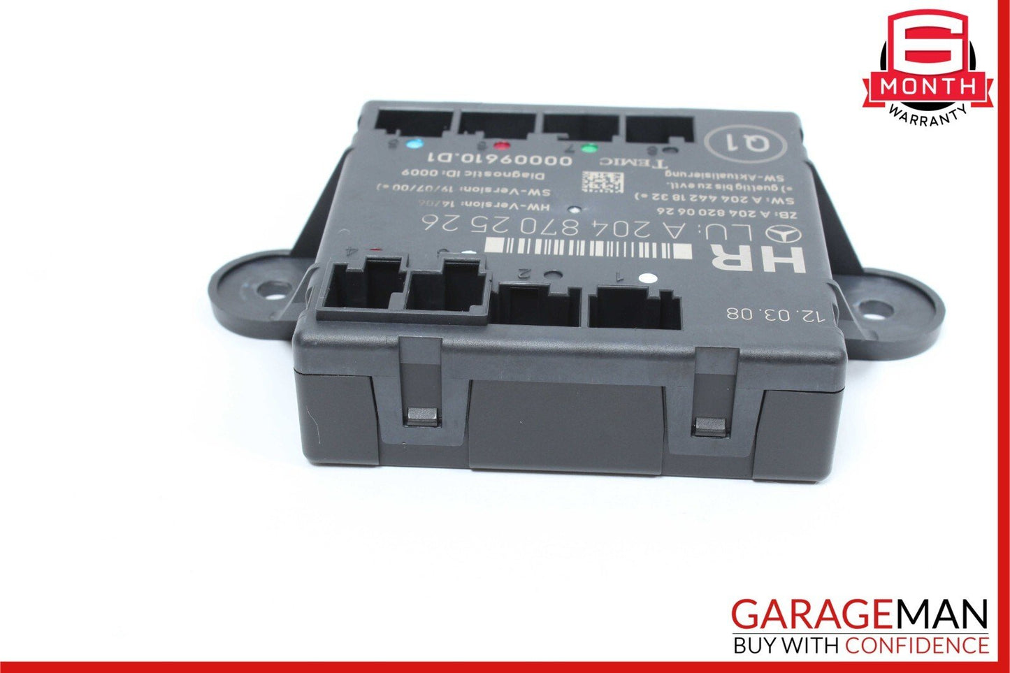 08-18 Mercedes W204 C300 GLK350 C250 Rear Right Side Door Control Module OEM