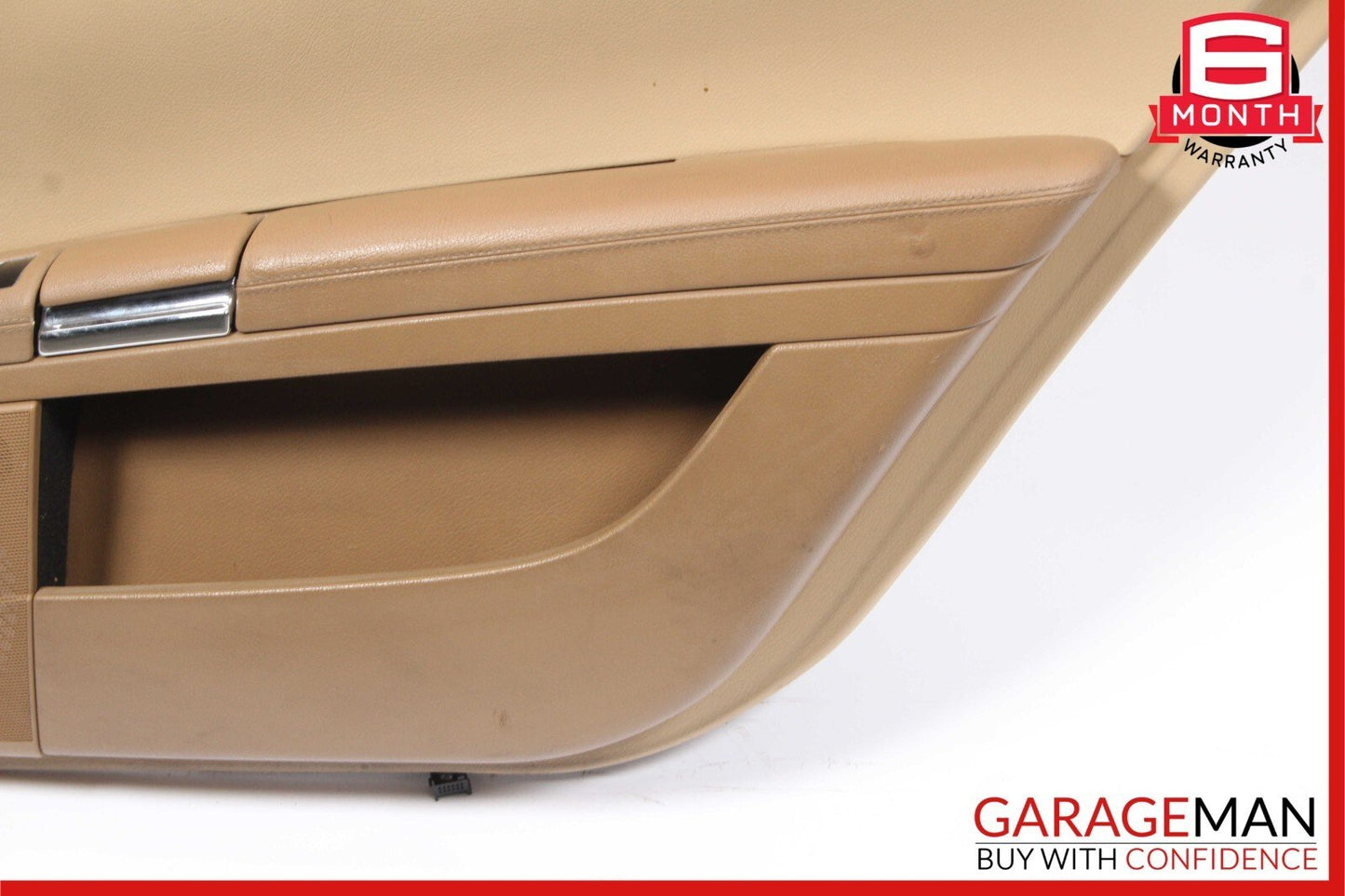 07-09 Mercedes W221 S550 Rear Right Side Complete Interior Door Panel Trim Brown