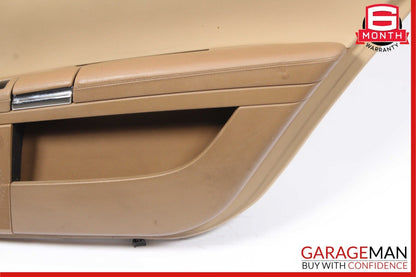 07-09 Mercedes W221 S550 Rear Right Side Complete Interior Door Panel Trim Brown