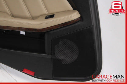 10-13 Mercedes W212 E350 E550 E400 Rear Left Interior Door Panel Assy Beige