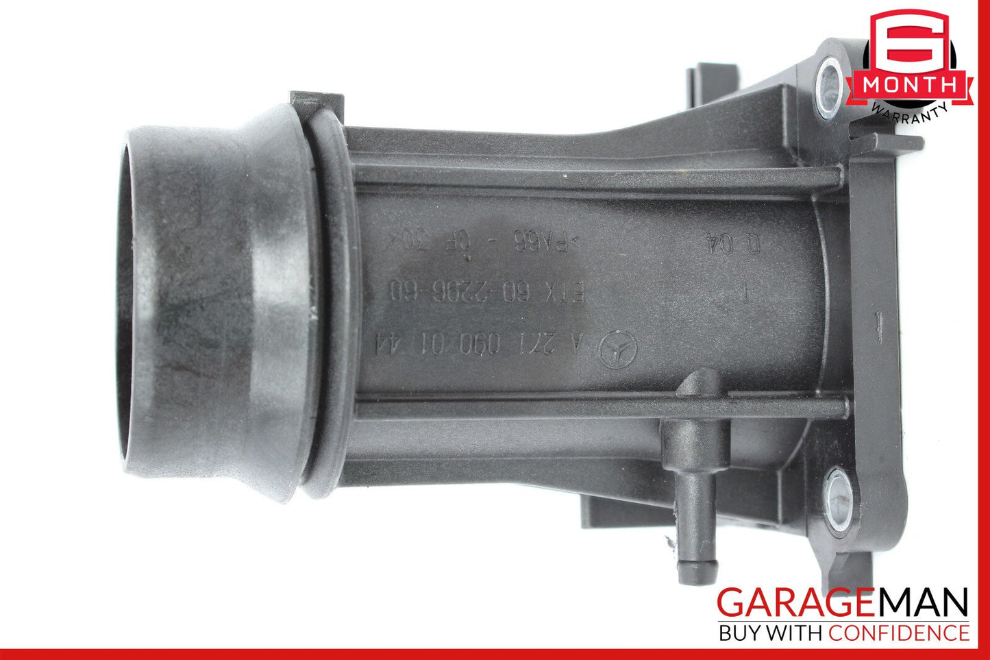 12-14 Mercedes W204 C250 Air Intake Pipe Hose w/ Pressure Sensor Assembly