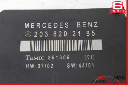 01-07 Mercedes W203 C320 C230 Door Control Module Rear Left 2038202185 OEM