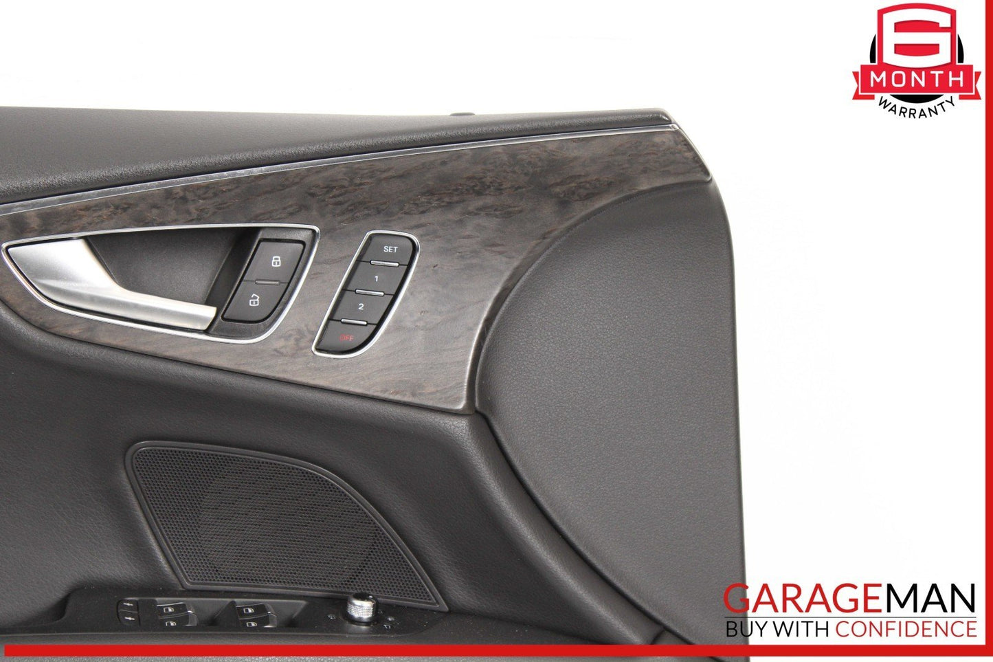 12-18 Audi A7 S7 RS7 Front Left Driver Side Door Panel Cover Trim Black OEM
