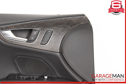 12-18 Audi A7 S7 RS7 Front Left Driver Side Door Panel Cover Trim Black OEM