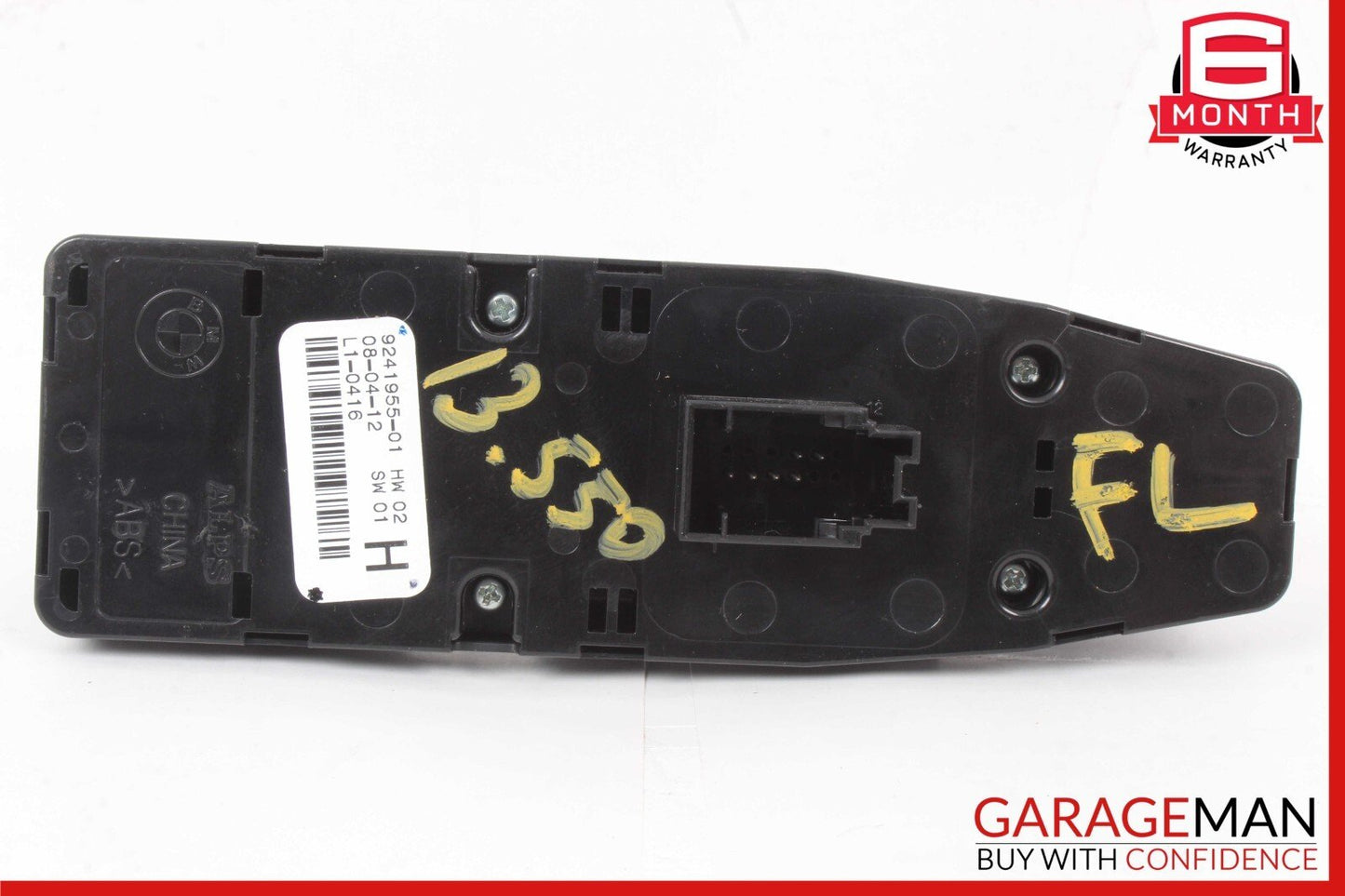 11-16 BMW 528i 535i 550i Front Left Master Power Window Switch 9241955