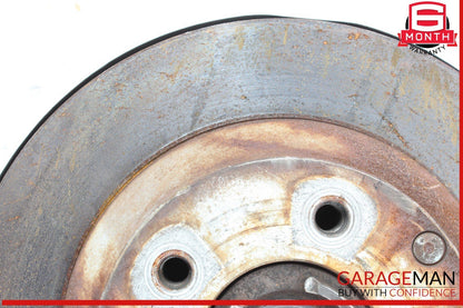 03-10 Porsche Cayenne 955 957 Rear Left Spindle Knuckle Wheel Hub w/ Rotor Disc