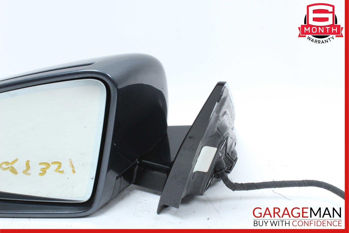 10-17 Mercedes W207 E400 Front Left Side Mirror Door Rear View Cavansite Blue