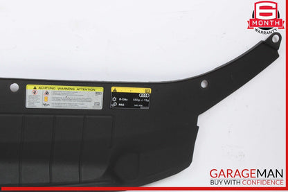 13-17 Audi Q5 SQ5 Front Engine Upper Slam Panel Cover Black 8R0807081A OEM