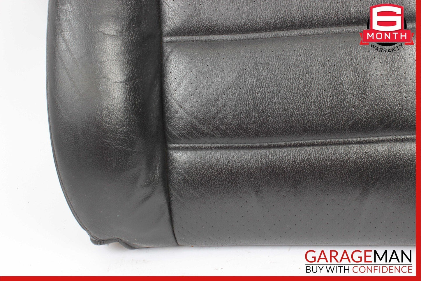 03-10 Porsche Cayenne 955 957 Front Left Top Upper Seat Cushion Black Leather