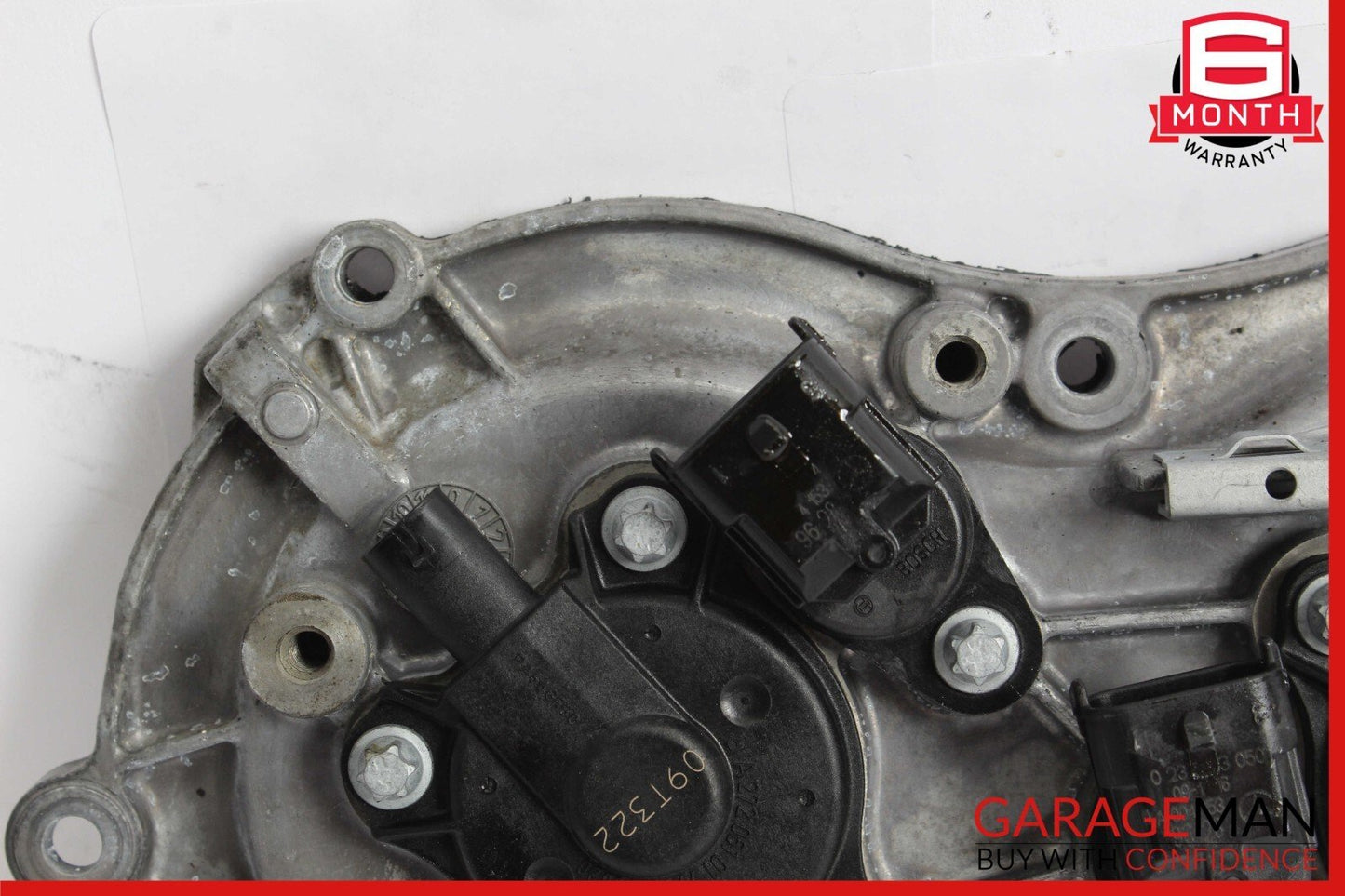05-13 Mercedes W212 E350 E550 Front Left Side Engine Timing Chain Cover Plate