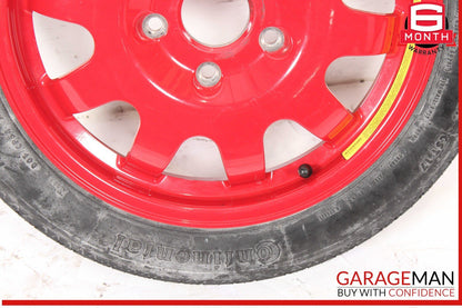 97-04 Porsche Boxster 986 Carrera 911 Spare Tire Wheel Rim Tire T105/95 R17 OEM
