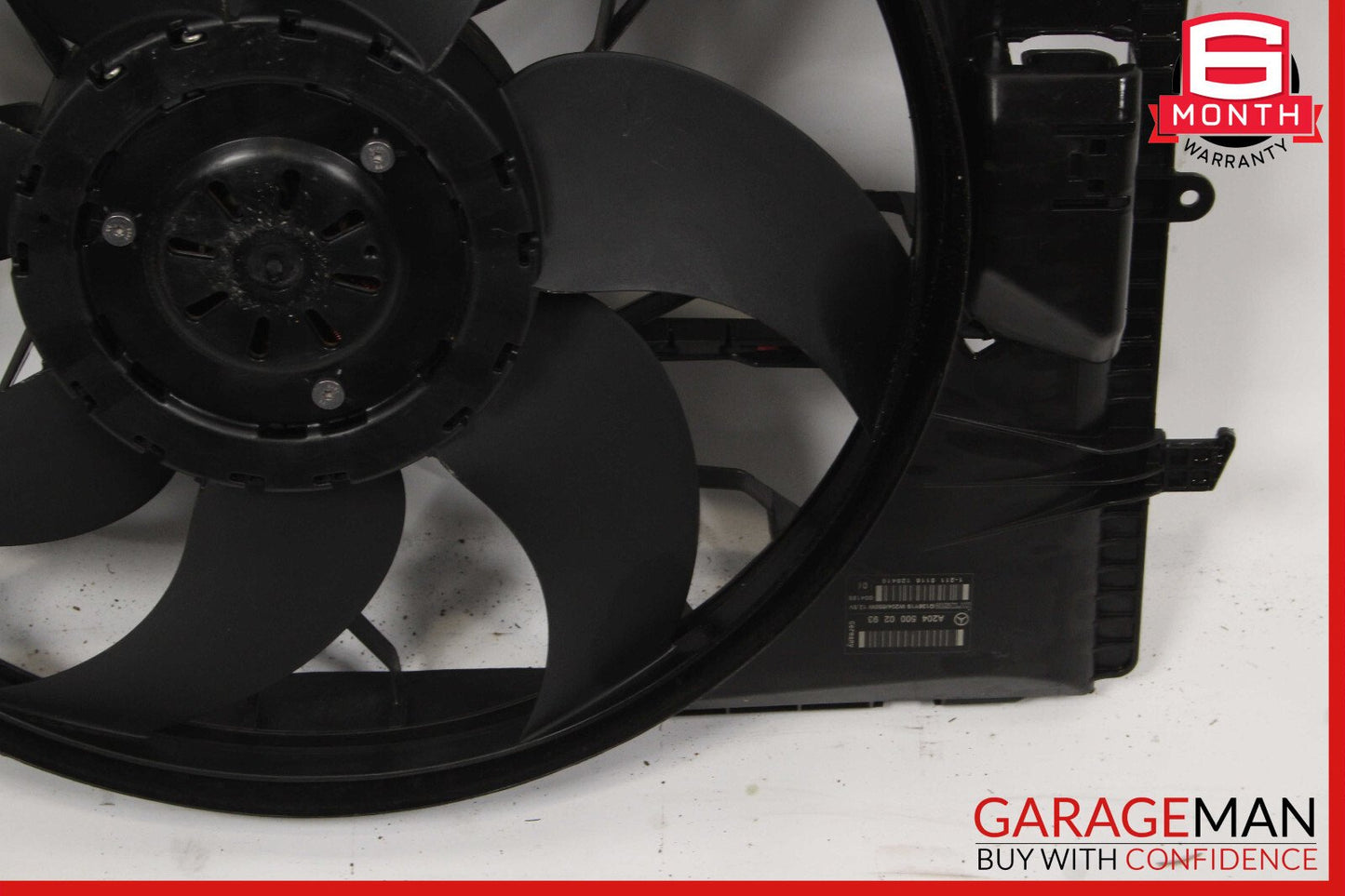 08-18 Mercedes X204 GLK350 Engine Radiator Cooling Fan Motor Assembly OEM