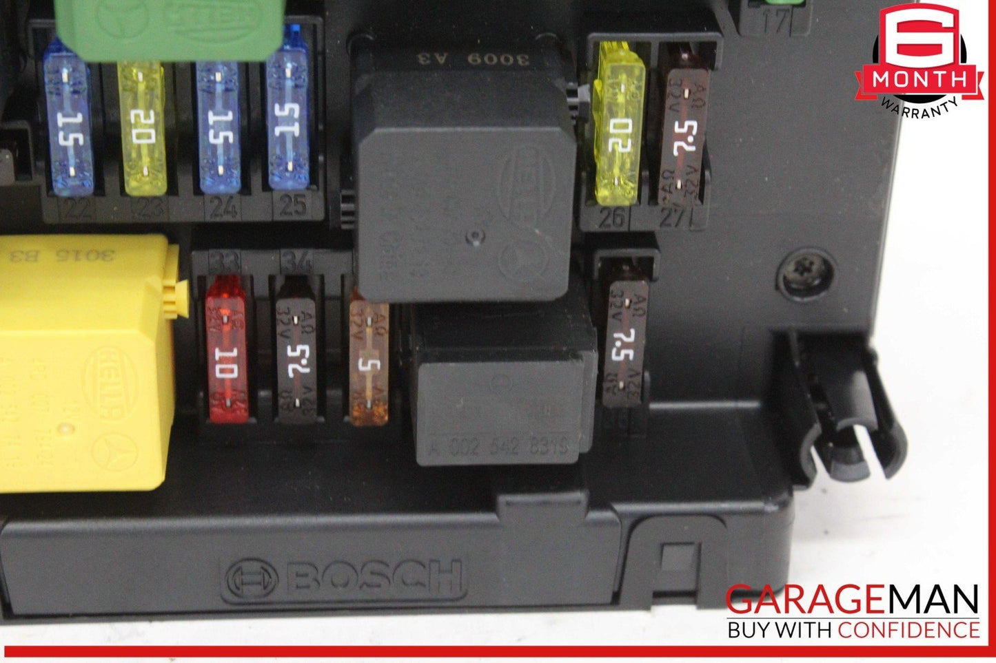 10-20 Mercedes W212 E350 GLK350 CLS550 Front SAM Module Relay Fuse Box OEM