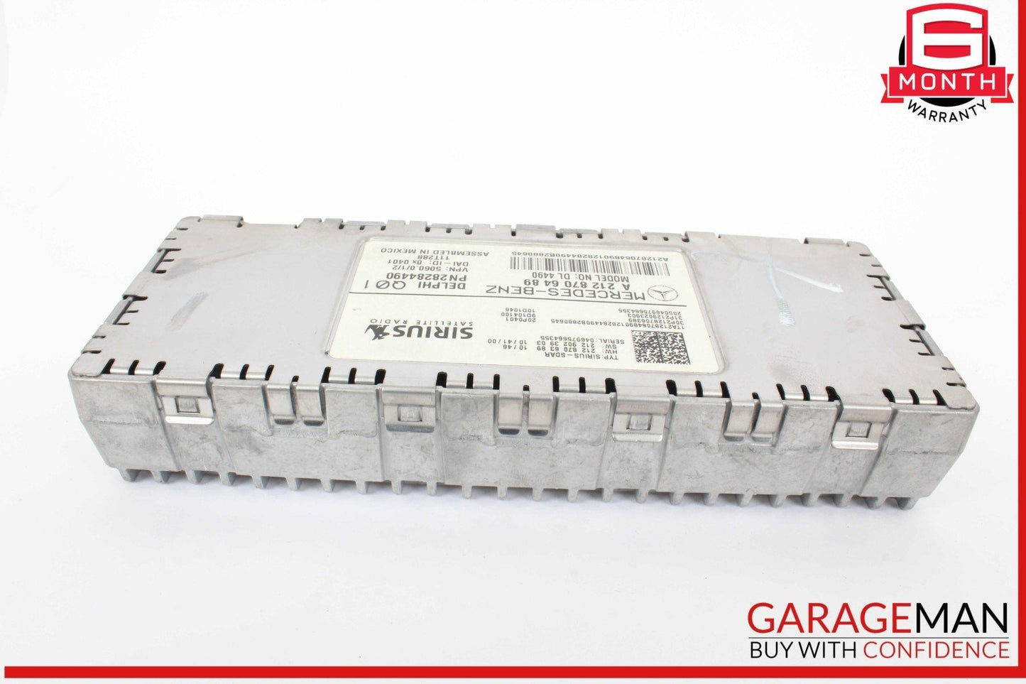 12-14 Mercedes W212 E550 GLK350 Sirius Satellite Radio Receiver 2128706489 OEM