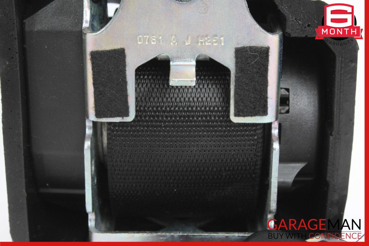 17-20 Maserati Levante S M161 Rear Left or Right Side Seatbelt Black OEM