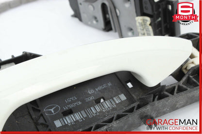 08-14 Mercedes W204 C300 Front Left Side Exterior Door Handle w/ Actuator Set