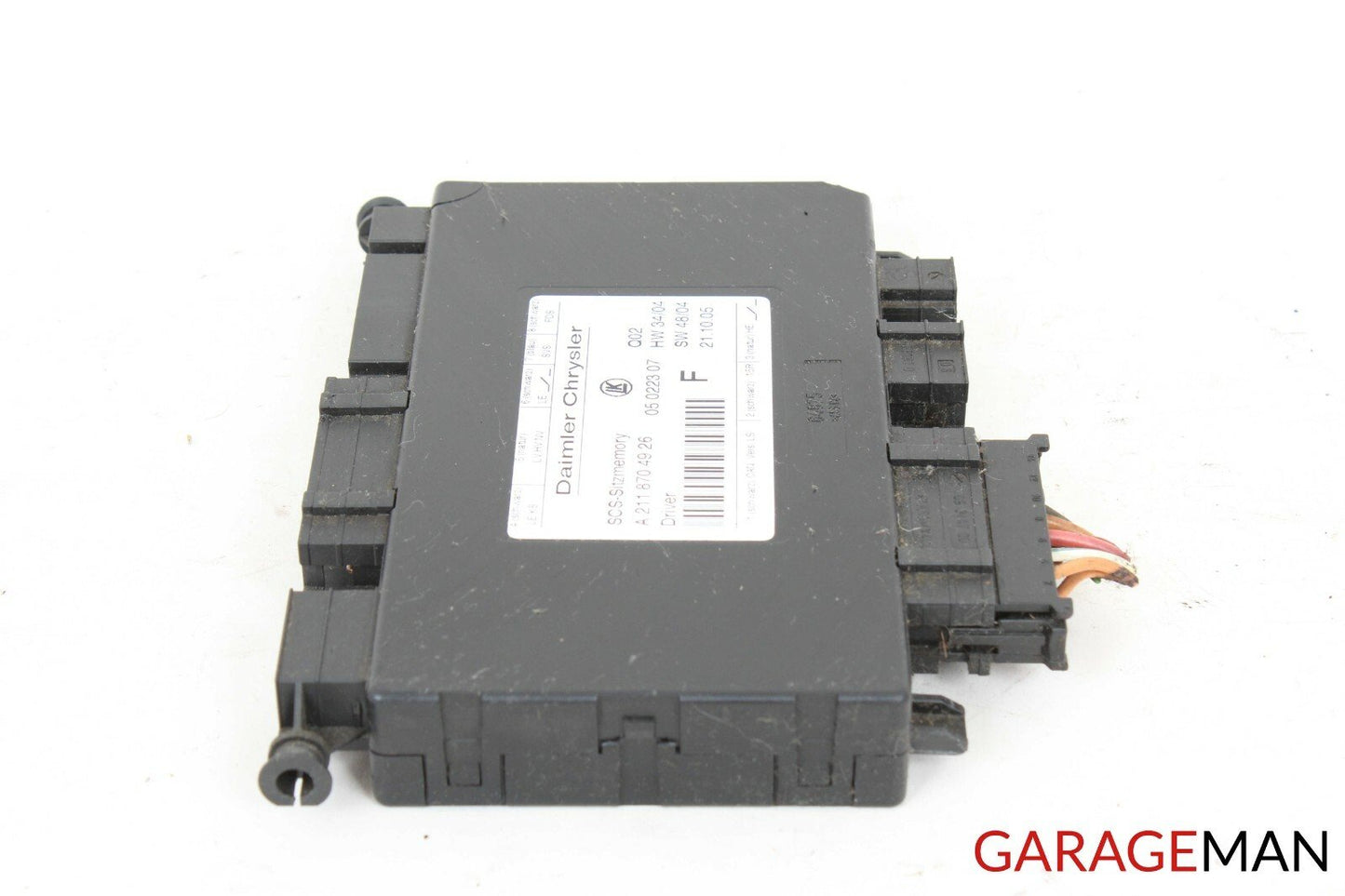 06-12 Mercedes W164 ML500 GL450 R500 Front Left Side Seat Control Module Unit