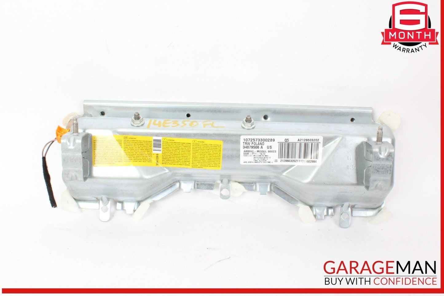 10-13 Mercedes W212 E350 Front Left Side Dashboard Dash Airbag Air Bag OEM