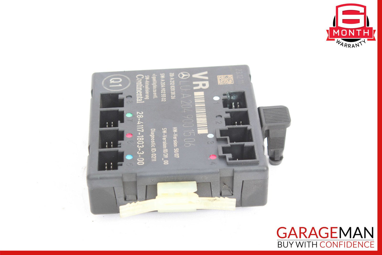 08-18 Mercedes W204 C250 C300 C350 Front Right Side Door Control Module Unit