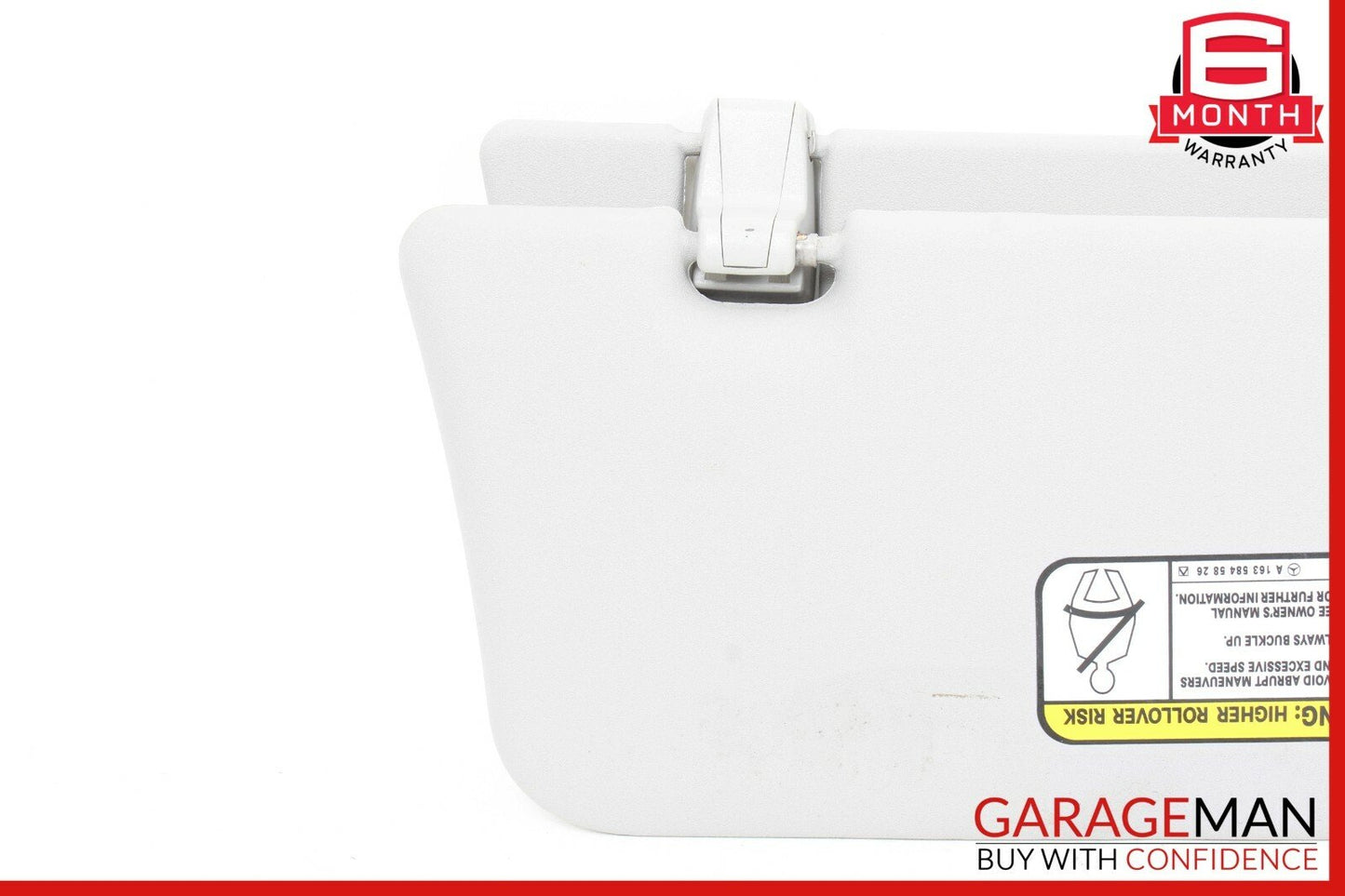 06-12 Mercedes W164 ML350 GL450  Sun Visor Sunvisor Left Driver Side Gray OEM