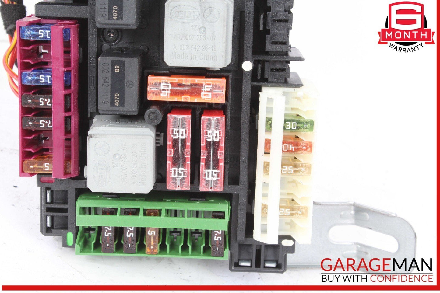 10-18 Mercedes W212 E550 Rear Fuse Relay Box SAM Signal Acquisition Assembly OEM