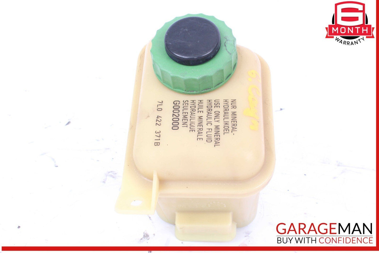 03-10 Porsche Cayenne 955 957 Power Steering Fluid Reservoir Tank 7L0422371B OEM