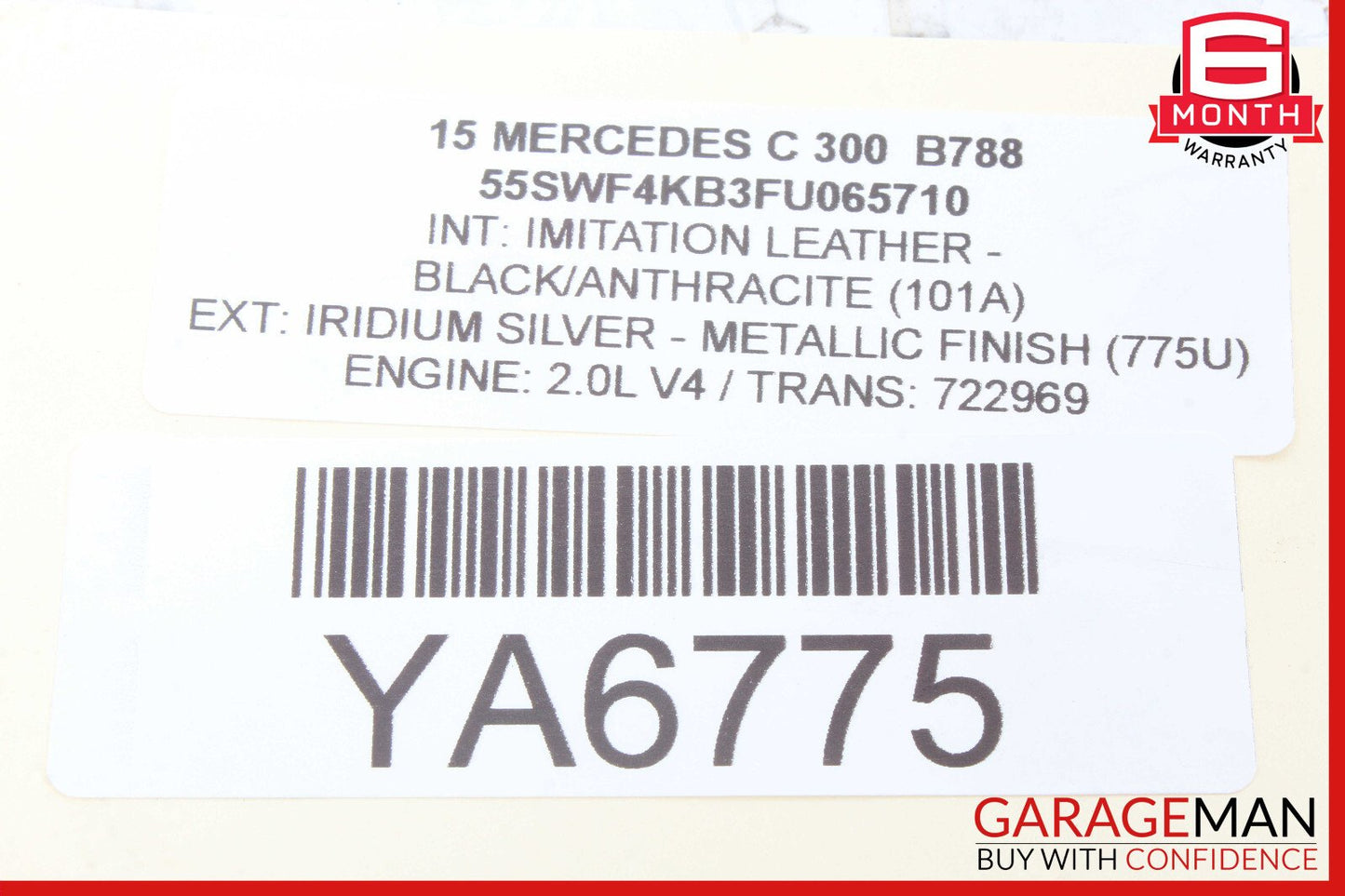 08-17 Mercedes W205 C300 Trunk Lid Latch Lock Actuator OEM