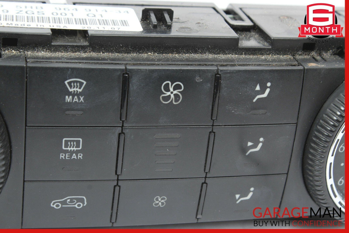 06-12 Mercedes W164 GL320 R350 ML550 A/C AC Heater Climate Control Switch OEM