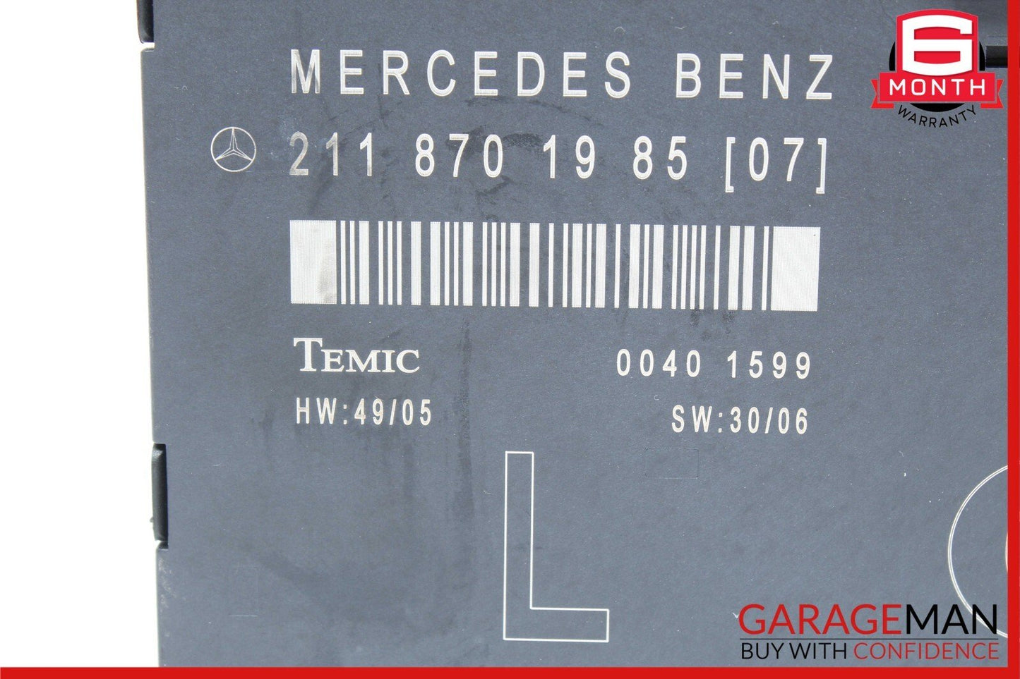03-09 Mercedes W211 E350 E550 E320 Front Left Side Door Control Module Unit
