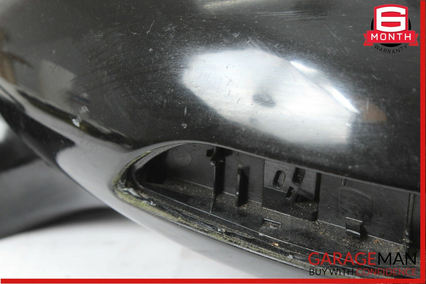 06-08 Mercedes W219 CLS500 Front Left Side Mirror Door Rear View w/o Side Marker