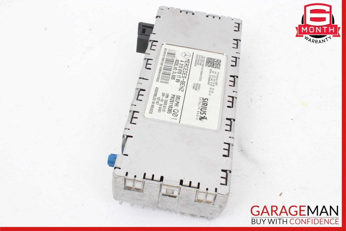 08-14 Mercedes W212 E550 C300 Sirius Satellite Radio Receiver 2128701789 OEM