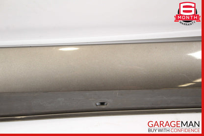 10-16 Mercedes W212 E350 Sedan Left Side Skirt Rocker Panel Silver OEM