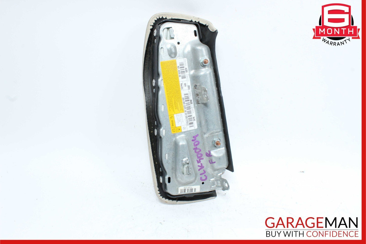 03-05 Mercedes W209 CLK500 CLK320 Front Right Side Seat Airbag Air Bag Beige OEM