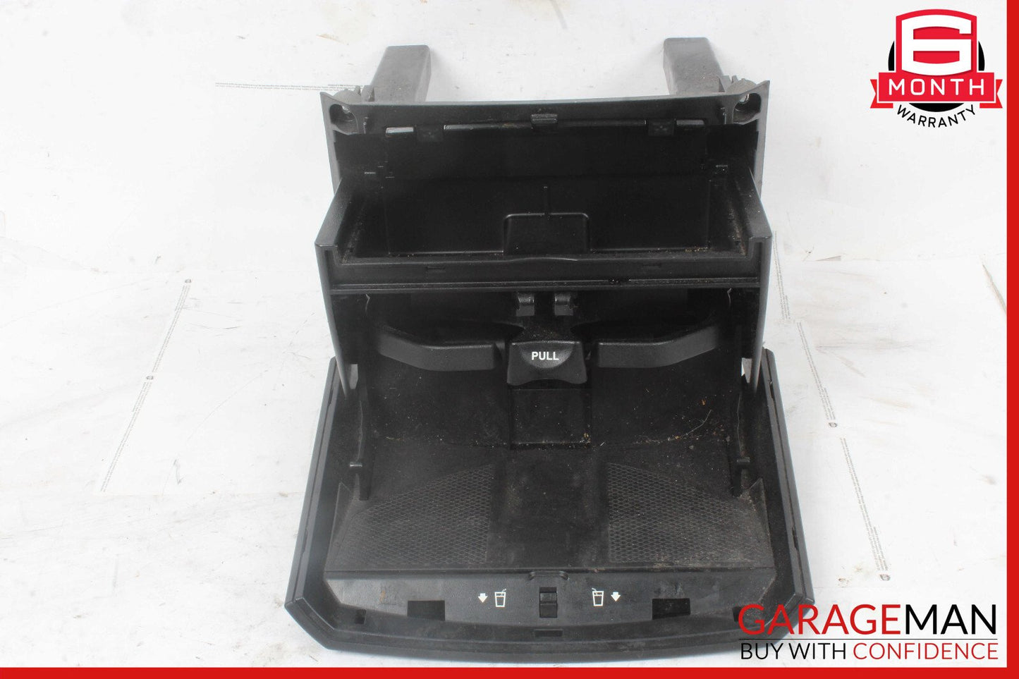 06-13 Mercedes W251 R350 R500 Rear Center Console Cup Holder Black OEM