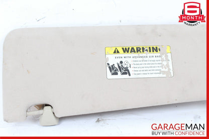 06-15 BMW 7 Series 750i 740i Right Side Sun Visor Sunvisor Gray M04B42005 OEM