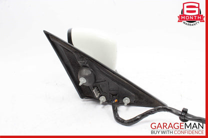14-17 Maserati Ghibli Front Left Side Mirror Door Rear View Black/White OEM