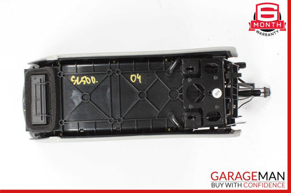 03-06 Mercedes R230 SL500 SL55 Center Console Arm Rest Storage Compartment Tray