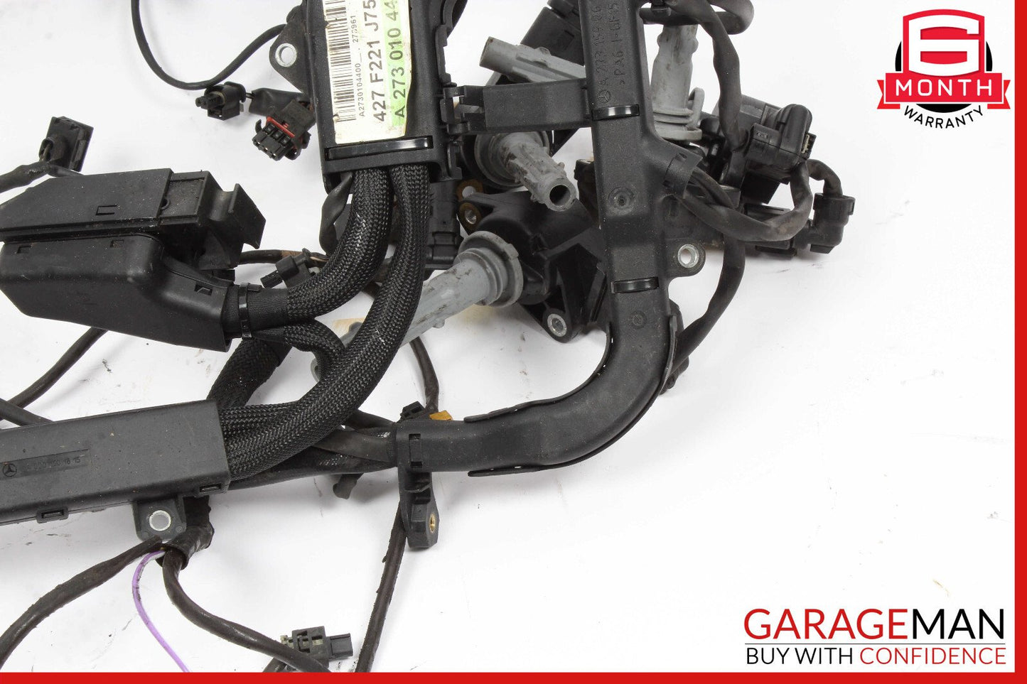 07-11 Mercedes W216 CL550 5.5L V8 Main Engine Motor Harness Wire Assembly OEM