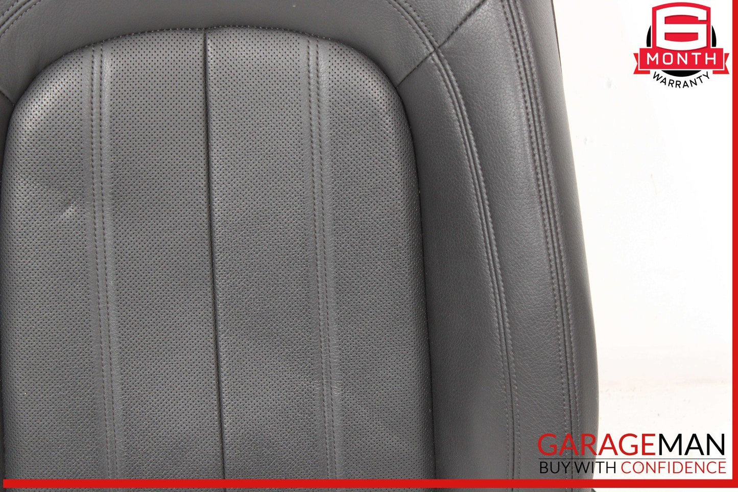 12-18 Audi A6 Front Right Top Upper Seat Cushion Black OEM