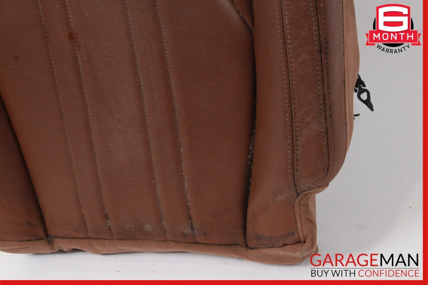 14-17 Maserati Ghibli M157 Front Right Lower Bottom Seat Cushion Cover Brown OEM