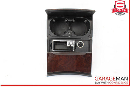 10-13 Mercedes W221 S550 S600 Ash Tray Ashtray Lighter Cup Holder Trim Wood OEM