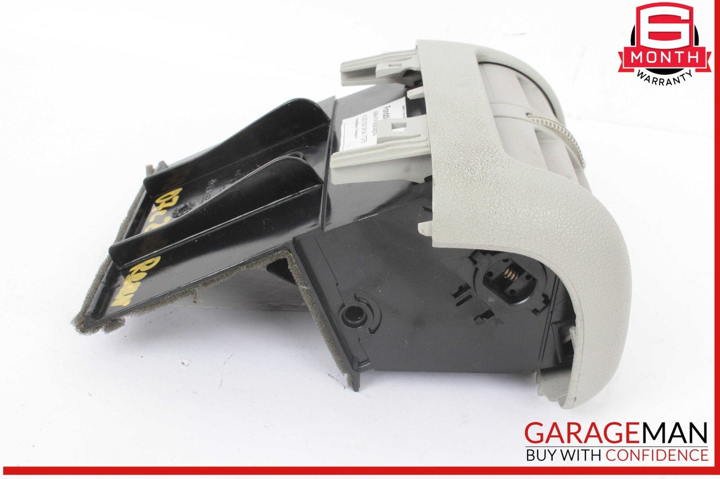 01-07 Mercedes W203 C230 Center Console A/C AC Heater Air Vent Trim Gray OEM