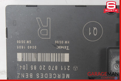 03-09 Mercedes W211 E320 E550 Front Right Passenger Door Control Module OEM