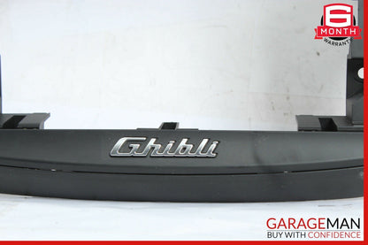 14-17 Maserati Ghibli Center Dash Display Surround A/C Air Vent Trim Assembly
