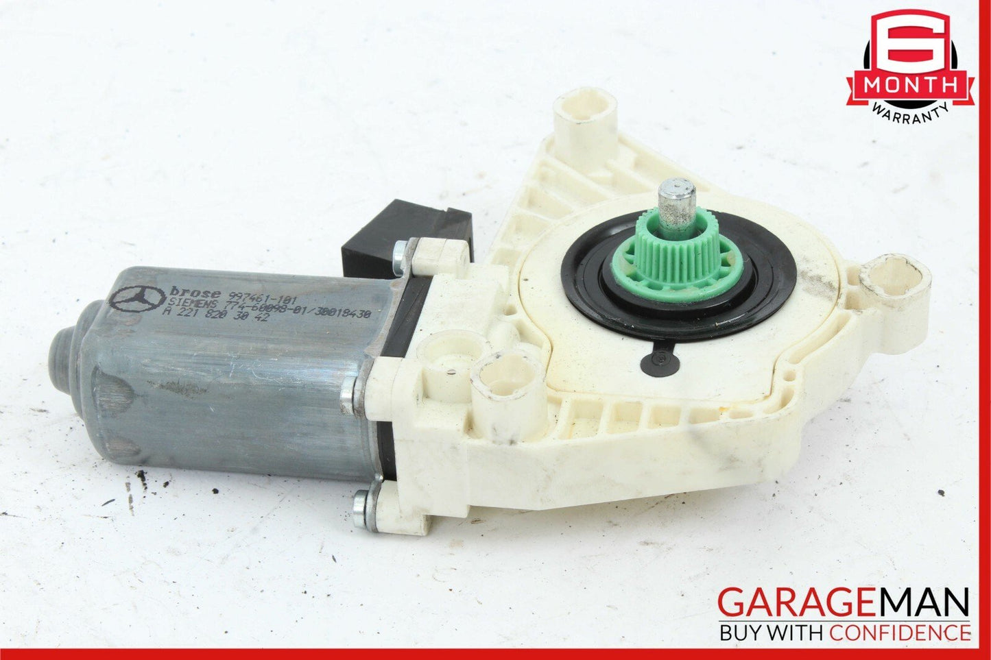 07-13 Mercedes W221 S550 S600 S63 AMG Rear Right Window Regulator Motor OEM