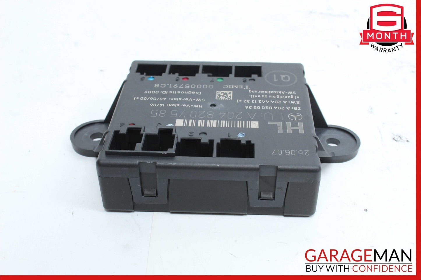 08-18 Mercedes W204 C300 CLS550 GLK350 Rear Left Side Door Control Module OEM