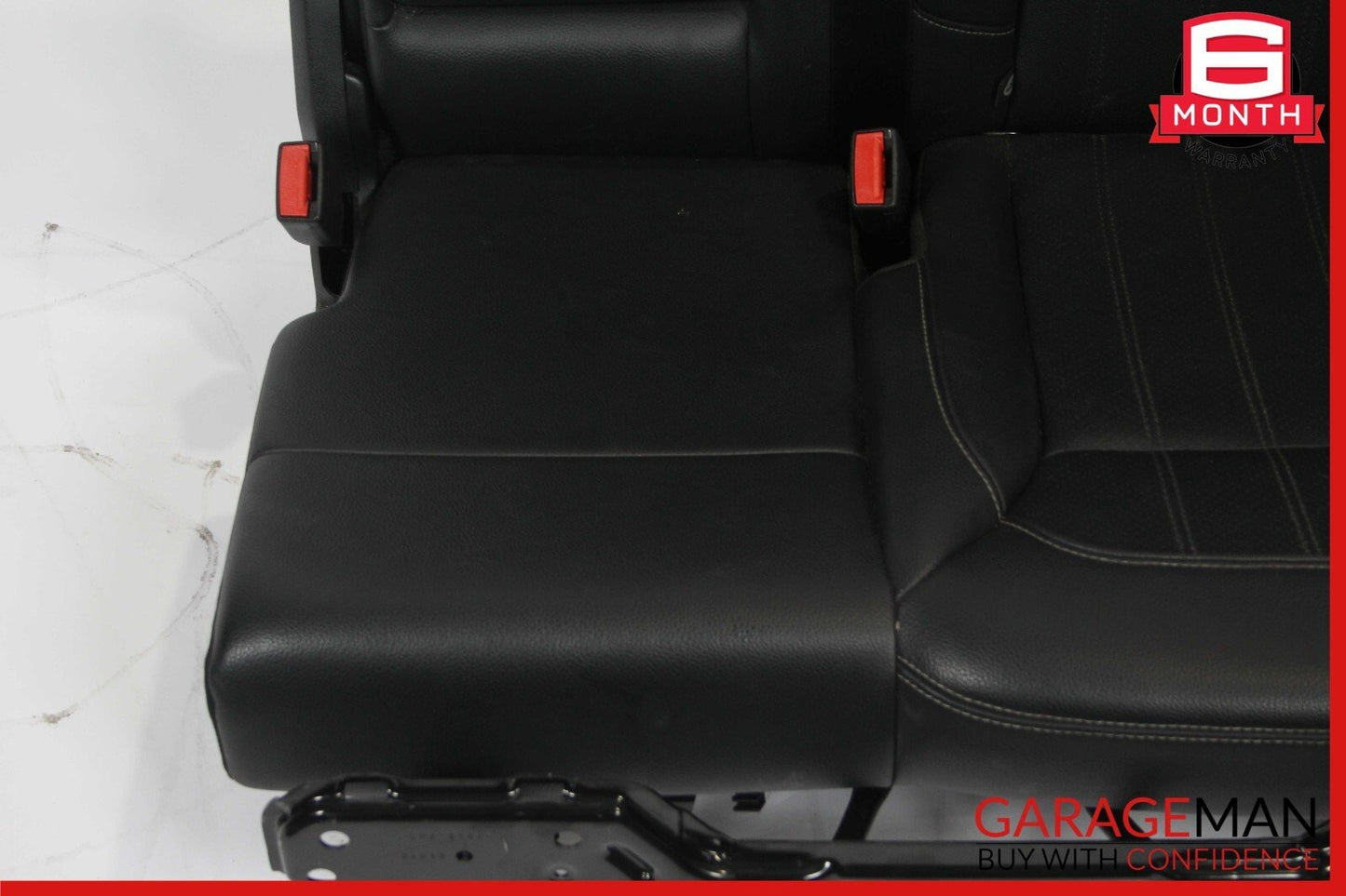 13-16 Mercedes X166 GL450 Rear Left Side Complete Seat Cushion Cover Assy Black